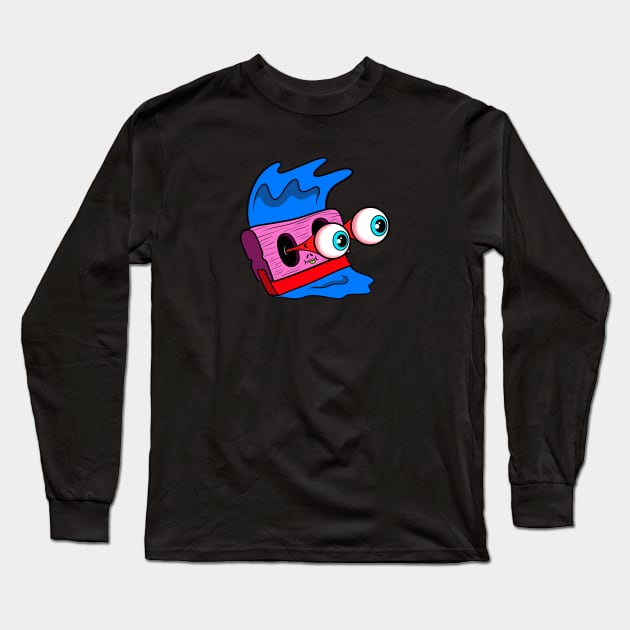 screen printing shocked Long Sleeve T-Shirt by Behold Design Supply